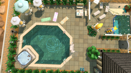 zamboxious-sims: Pool | §68,892 | 30x20 | 3bath Cats and Dogs | Get Together | Get to Work | Jungle 