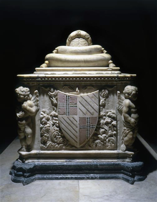 Tomb and monument of Ilaria Del Carretto by Jacopo della Quercia, 1408-c. 1413