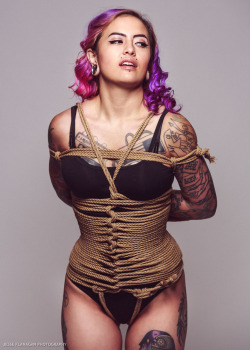 jesseflanagan:  Stephie Danger in a rope