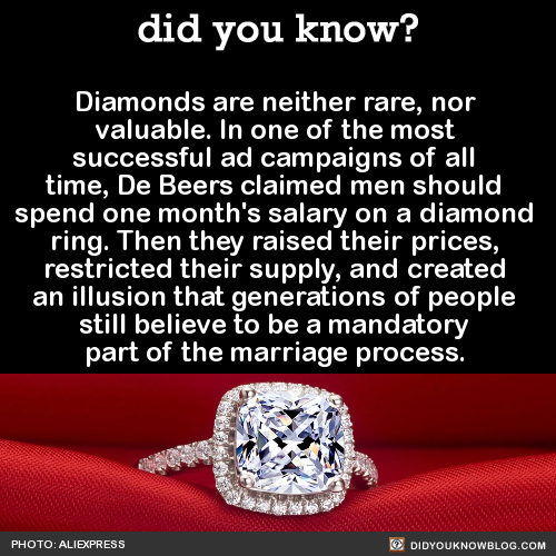 Porn did-you-kno:  Diamonds are neither rare, photos