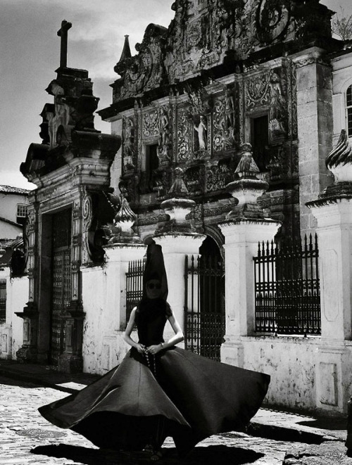 “Sign From Lilith” editorial shot by Giampaolo Sgura in Vogue Brazil February, 2013