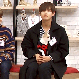 a-r-m-y-g-i-r-l:devoteejoon:geniusyub:Taehyung keeping Sangdolie warm~@brattyboytaehyungie look at y