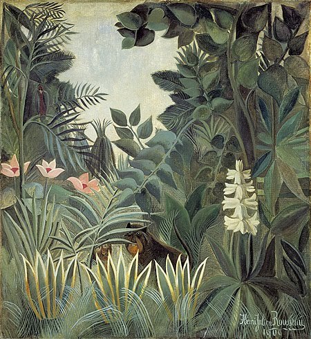 nobrashfestivity:   Henri Julien Rousseau, The Jungle  