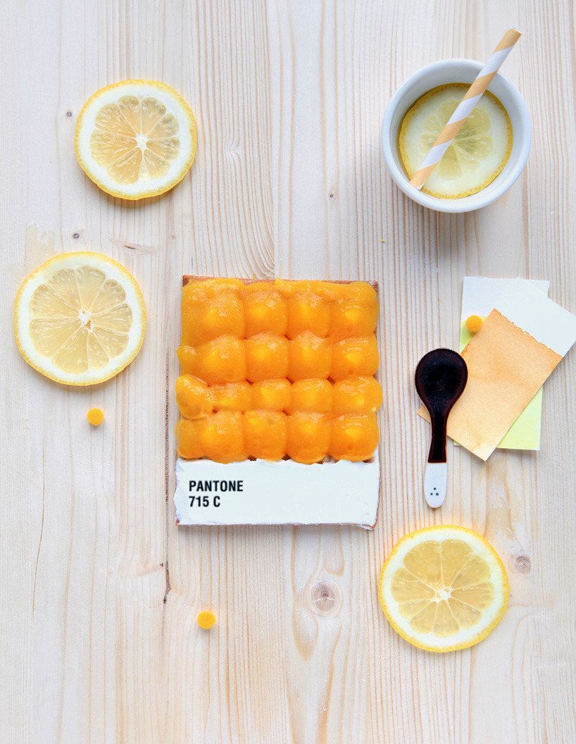    Pantone Color Tarts by French art director Emilie Guelpa  