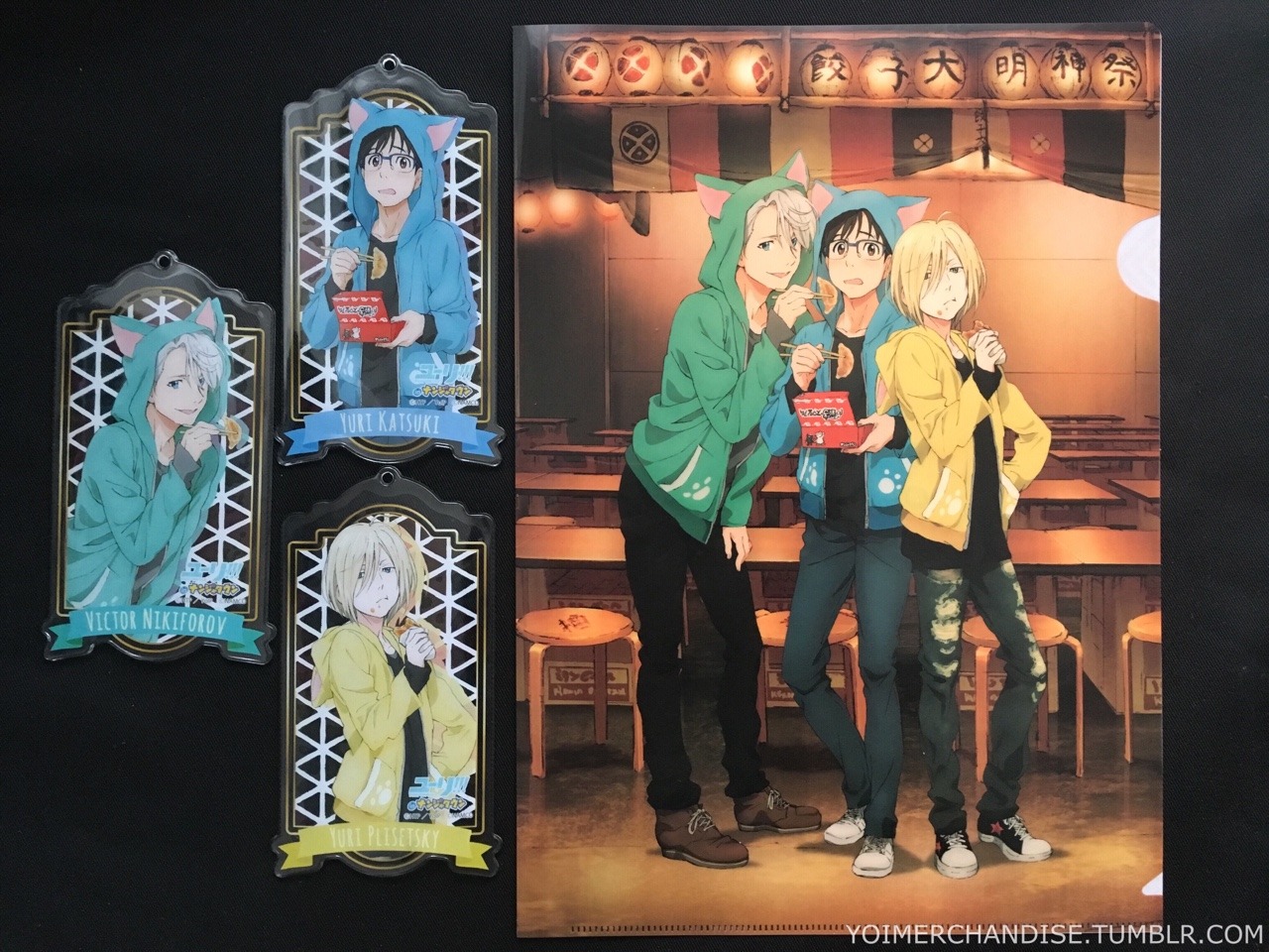 yoimerchandise:  YOI x Namco Namja Town Collaboration Linkable Acrylic Charms, Clear