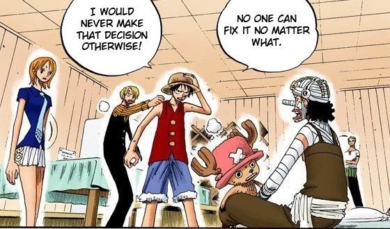 When Luffy argued with Usopp & - Monkey D. Luffy X Nami