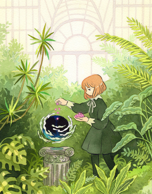 heikala:Planetary Garden Inktober day 10