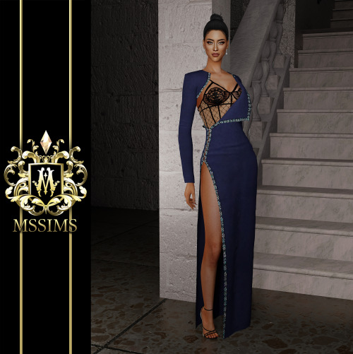 ATELIER VERSACE FALL 2013 COUTURE DRESS FOR THE SIMS 4 ACCESS TO EXCLUSIVE CC ON MSSIMS4 PATREONDOWN