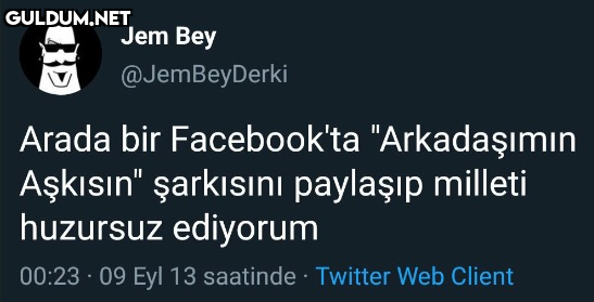 Jem Bey @JemBeyDerki Arada...