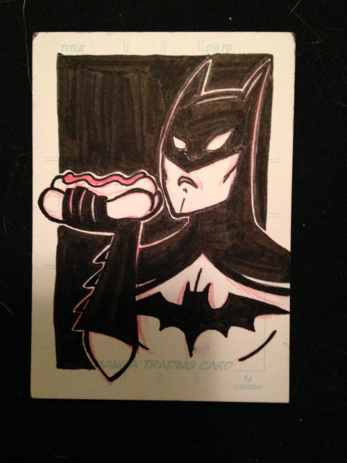 Please excuse the crappy photo quality.DC sketch cards!