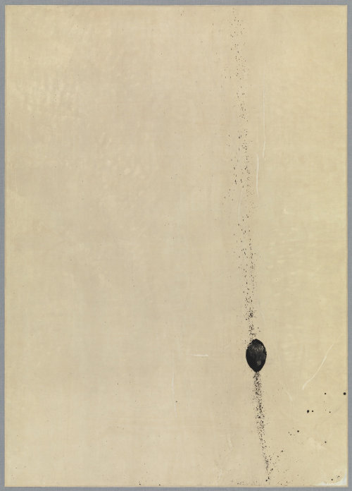 Murakami Saburō. Work Painted by Throwing a Ball (Tōkyū kaiga) 1954