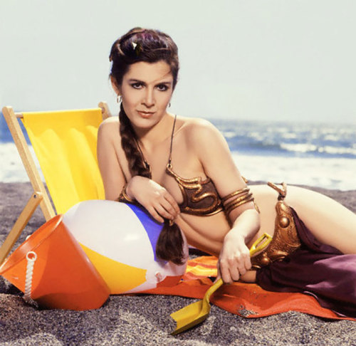 phillipthe2: jaxblade:  theinturnetexplorer:  Carrie Fisher circa 1983    Reblog for metal bikini un