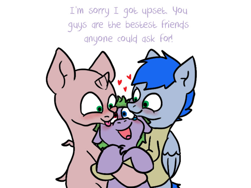 butters-the-alicorn:  unhinged-pony:  Unhinged: My two bestest friends are gunna