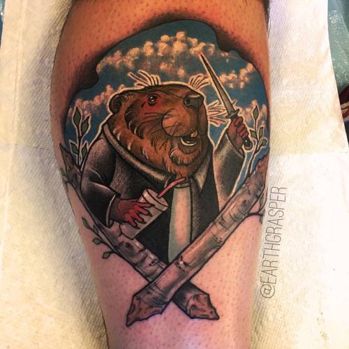 Nocturnal creatures may run the night, but this beaver runs the day! Don&rsquo;t ever forget it!