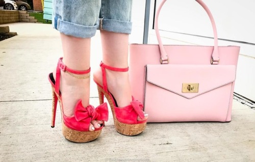 Giuseppe and Kate Spade #giuseppezanotti #corkplatforms #katespade #selvedgedenim #levis