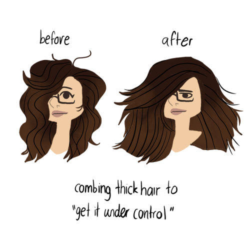 reimenaashelyee:The older adults in my life who nag me about my hair just don’t get that combing it will not work. At al
