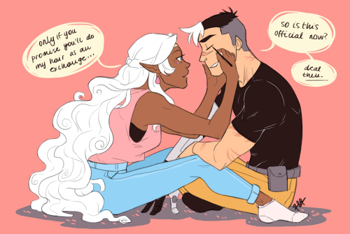 rolierose:- You’re getting good at this allura…  - …and i really enjoy doing it if i say so myself  