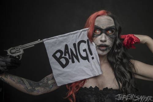 jeremysaffer:  Ash Costello of New Years Day as Harley Quinn by Jeremy Saffer 