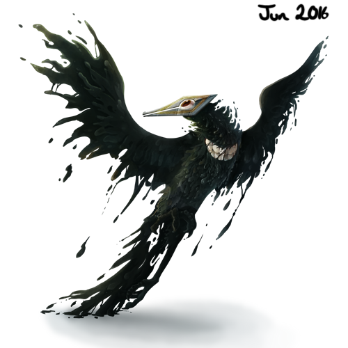 venomouswolf:  Decided to touch up one of my old creatures a little! 