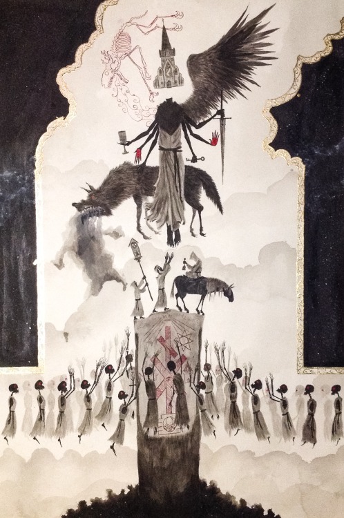 strange-gods: The procession in its entirety.  The work began in May and was completed yesterda