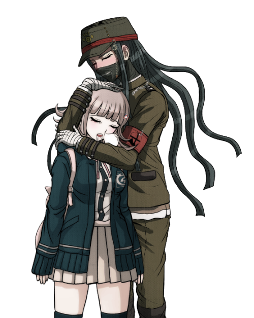 Korekiyo hugging Chiaki for anon!