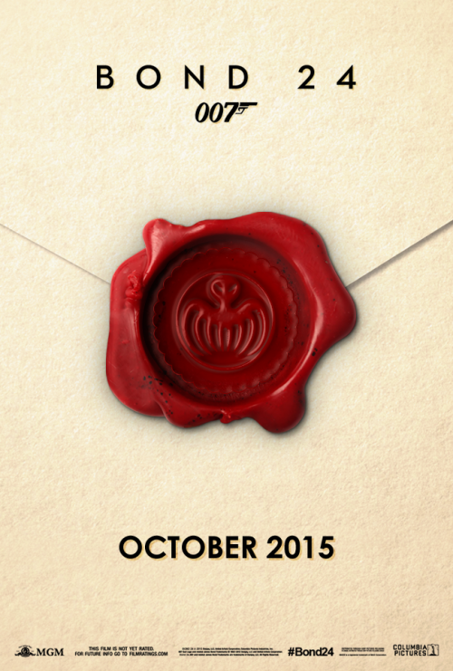 jamesbondbrasil:
“ BOND 24 Teaser Poster. “SPECTRE” is back.
”