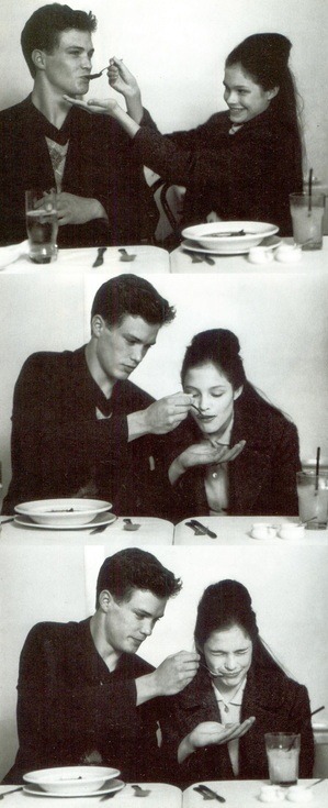 midnight-charm:  “The girl who wouldn’t let her hair down” Lonneke Engel by Bruce Weber for Vogue Italia September 1995 