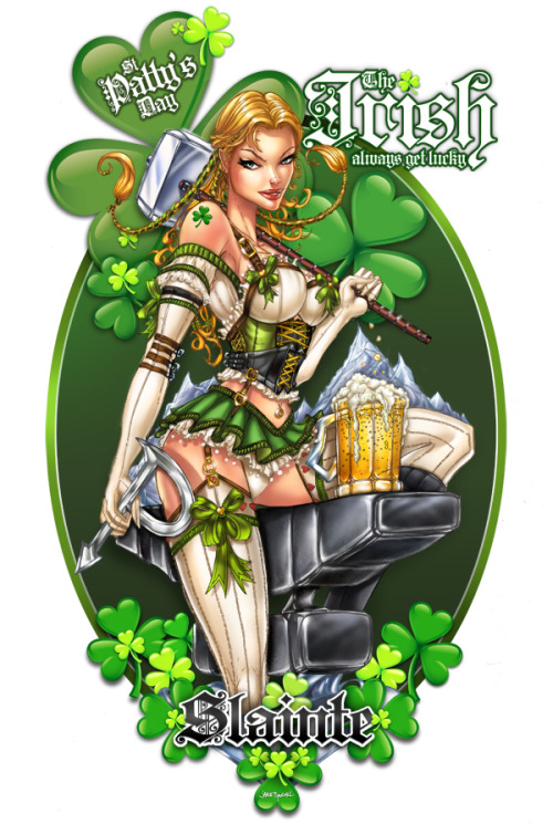 naughtyhalloweenart:  St Patrick’s Day