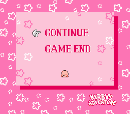 nurse-peach:Kirby’s Adventure • 1993