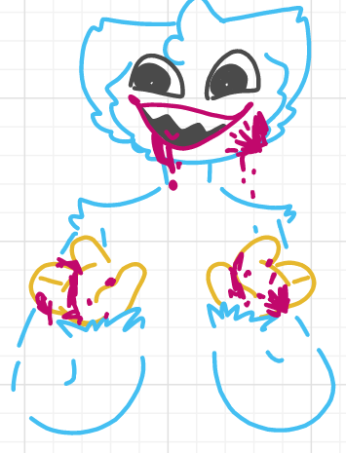 Drops These Huggy Wuggy DoodlesFirst One Has My Oc Mr. FroggThe Other Character You See With Green Hair