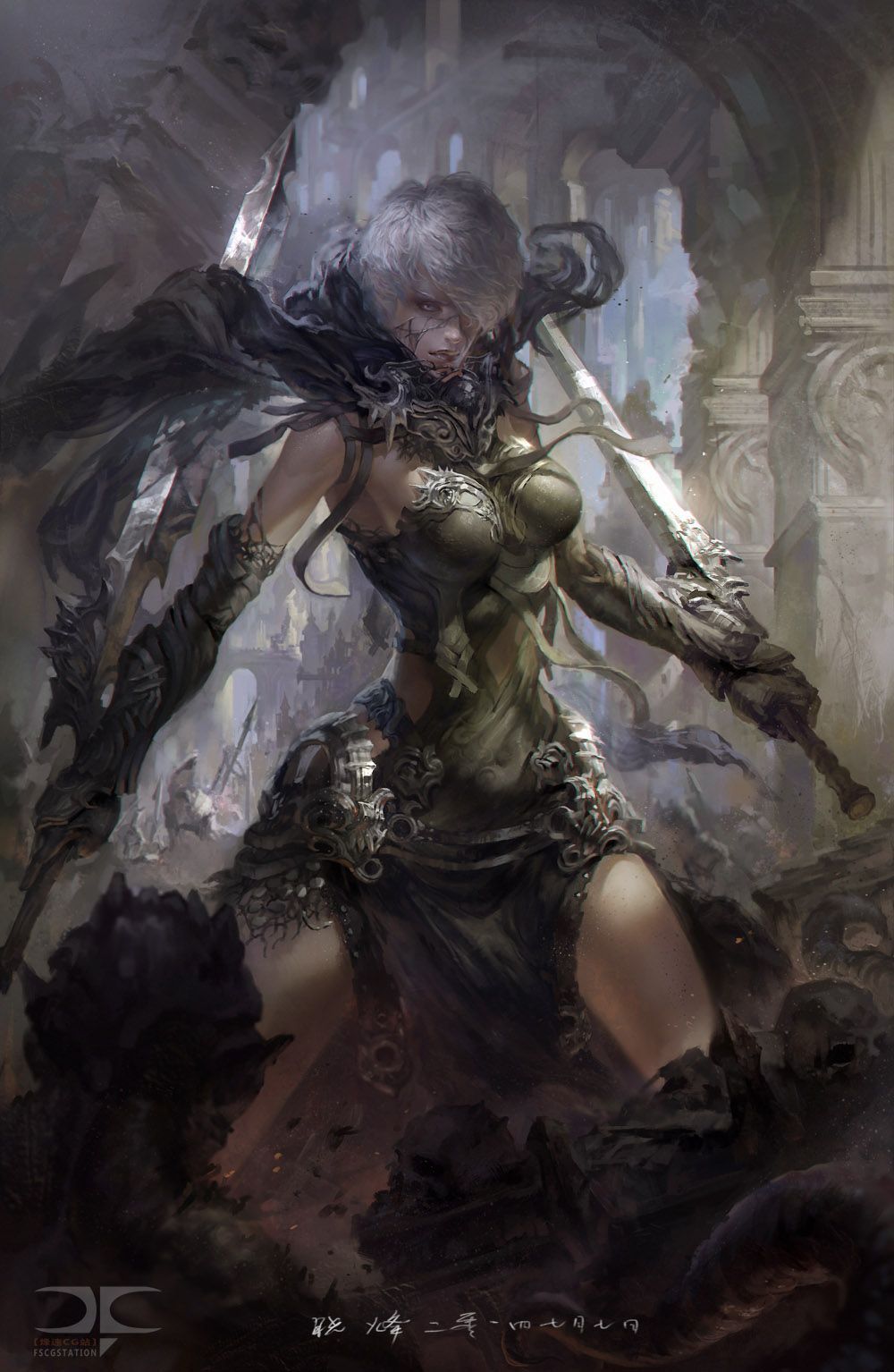 sekigan:  331期丨游戏原画-国内画师 李晓烽 作品欣赏 — 七点GAME