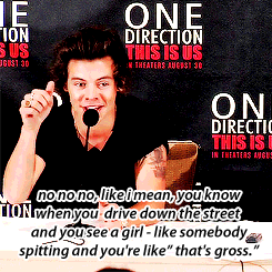 stylin-library:  Harry explaining his first date deal breakers + and then later apologizing: 