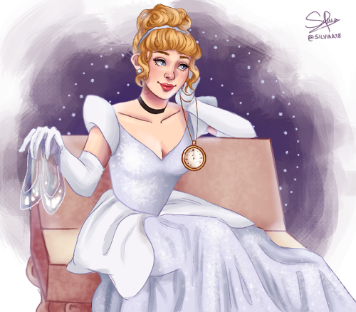 Another Disney princess, Cinderella this time! One of my least favorites too but I liked this kind o