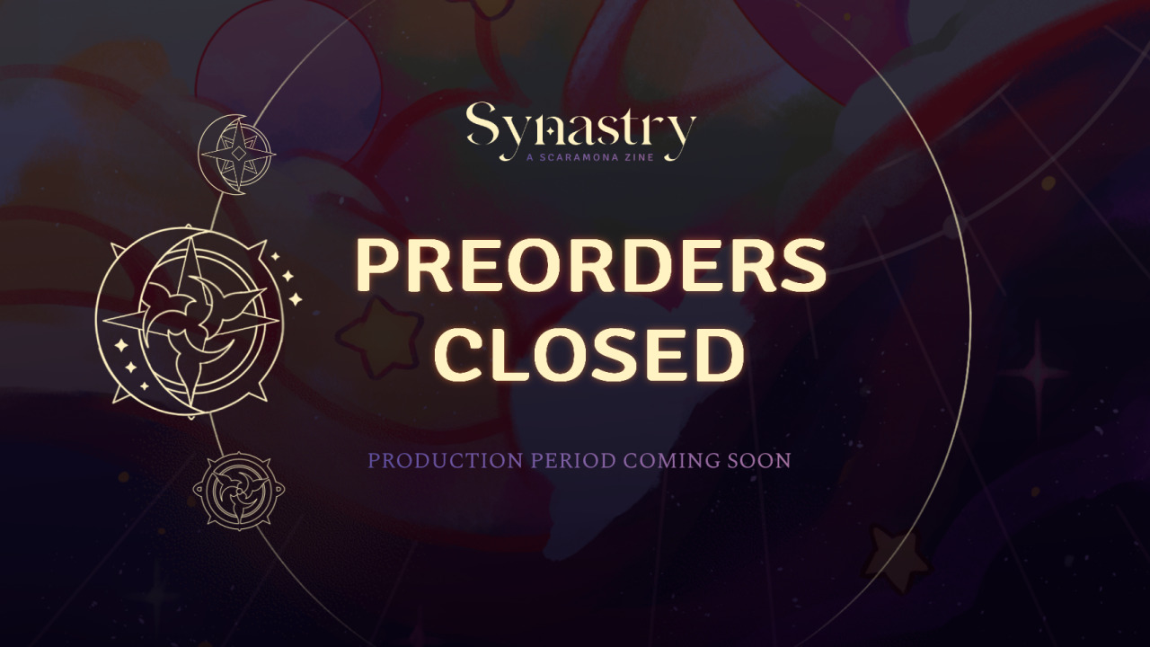 🌟PREORDERS CLOSED🌟Preorders are now officially closed! Thank you for your love and support for Scaramona zine. Well now be entering our production phase, so please keep an eye out on our social media for more updates! #genshin impact zine #genshin zine#scaramona#scaramouche#mona#ship zine#fandom zines#anime zines
