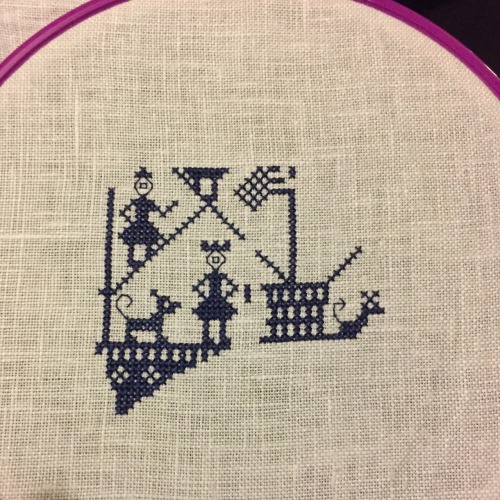 fail-boat-stitches: Days 1 and 2 of Ben Drew’s The Kracken. Looking forward to seeing the prog