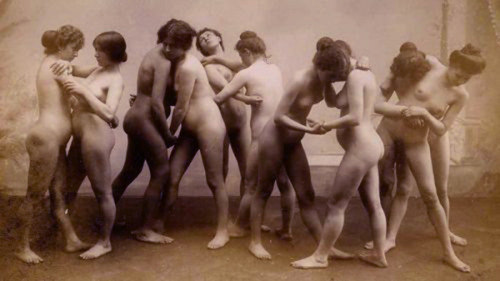 Vintage 8th grade girls nudist