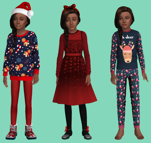 baseicsimmer: BGC CC LOOKBOOK: CHRISTMASYeah I know it’s April, but in the Sims, Christmas hap