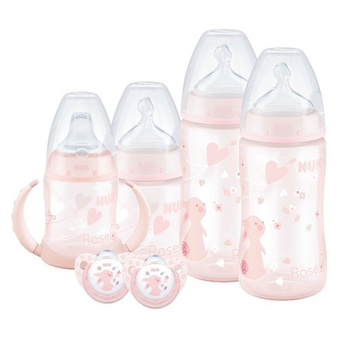 shiba-baby:Pink Nuk Bottles