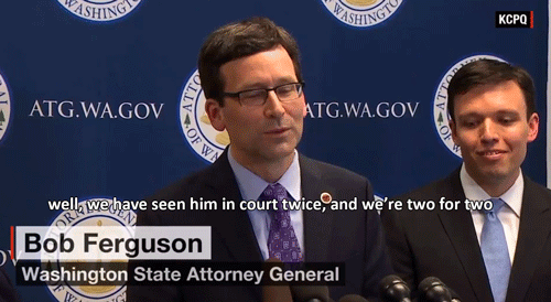 northgang:   WA state AG responds to Donald Trump [x]  