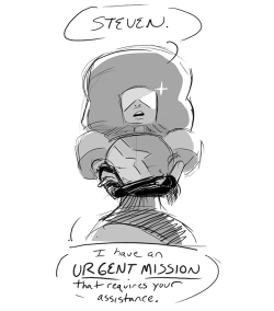 thegembeaststemple:  Steven, use your tiny hands! 