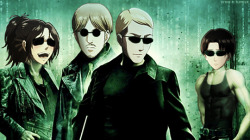 dithe-r:  The Matrix crossover with the veterans! the idea started from an erwin edit that seemed like a movie poster but god knows why and how I ended up doing all this. everything’s ultimate trash &amp; low quality except for Levi..nity’s? ripped