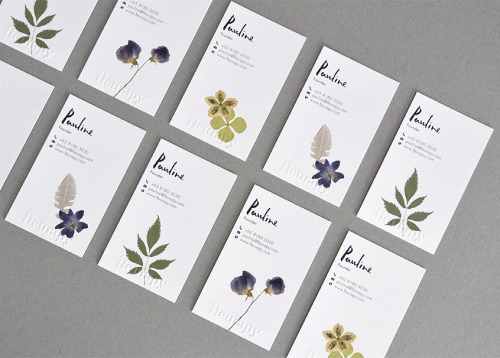 Branding for a floral arrangements and installations, design by Pepper &amp; Cinnamon