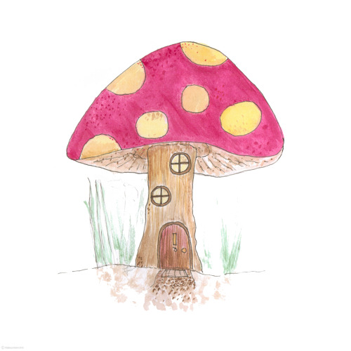 draw-a-city:3. Mushroom House