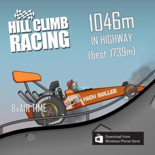 Mesti… Kentek'an bensin #hillclimbracing #windowsphone #nokia #lumia520 #games #racing #arcad