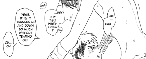 Edi's reading yaoi