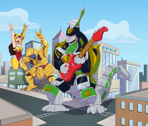 Ever seen the episode where Dragonzord breaks out a giant guitar and plays a 3 minute solo, then evi