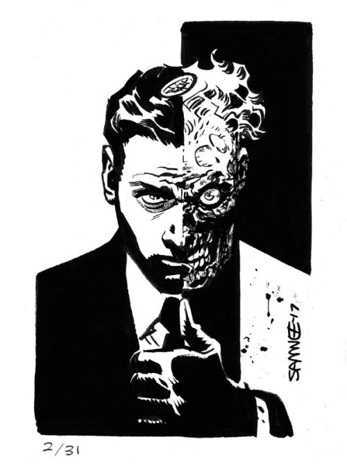 about-faces:about-faces: One Artist for Two-Face (3/??): Chris Samnee 