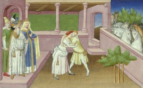rapture-and-bliss: “Qutulun daughter of Qaidu” (1410-1412) from a French medieval miniat