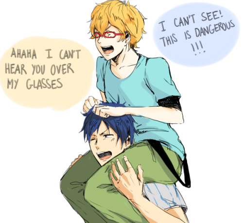 yuu-know:  Rei’s got 99 problems and all of them are because of Nagisa 