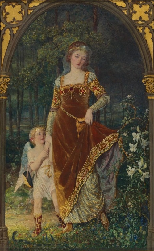 The Path of True Love Never Did Run Smooth, 1896, Talbot Hughes